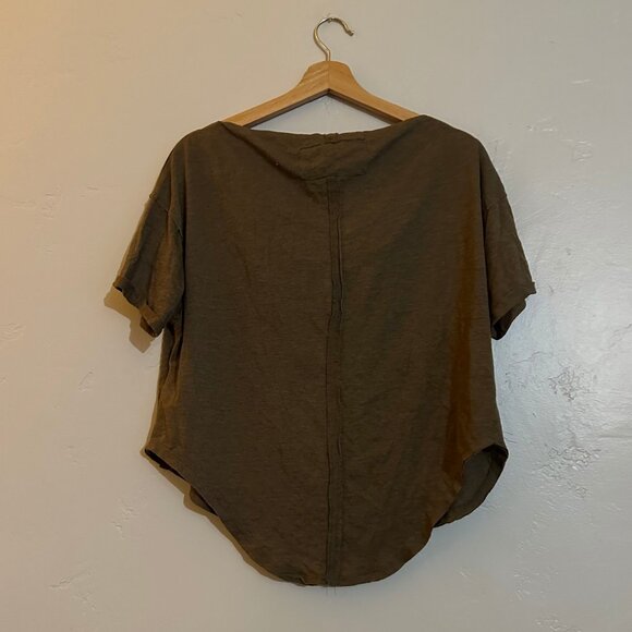 NWOT We The Free Just Chill Tee Brown Size X-Small - Picture 5 of 7